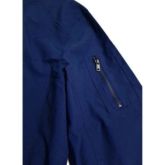 TBY Outdoor Basic Jacket Zip Coat Men's Large Blue Travels Together With You TRR - Picture 5 of 11